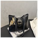 Large Capacity Handbag Women Simple Leather Tote Bag ASC409 - Image 2