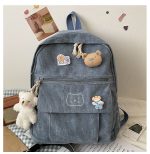 Trendy Velvet Backpack RM143 - Image 3
