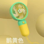 Mini Handy Fan with Flower Design ASCF1 - Image 4