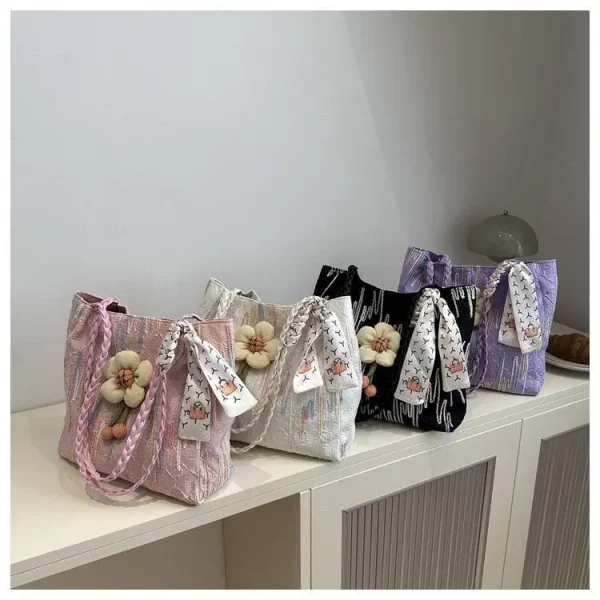 Flower Tote Shoulder Bag ASC324