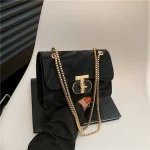 Stylish Golden Chain Bag ASC379 - Image 6