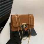 Stylish Golden Chain Bag ASC379 - Image 4