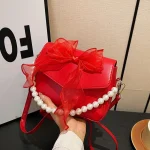 Cute Bow Attached Shoulder Bag ASC387 - Image 5