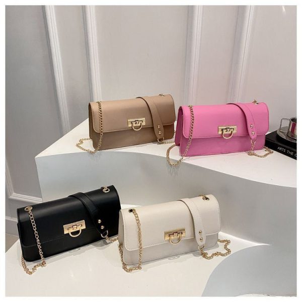 Trendy Leather Chain Shoulder Bag ASC399