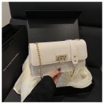 Trendy Leather Chain Shoulder Bag ASC399 - Image 4