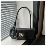 Fashion Silk Scarf Woman Armpit Bag ASC398 - Image 2