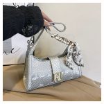 Retro Women Handbag Alligator Print Bag ASC395 - Image 4