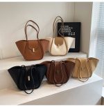 Luxe Carryall Tote Duo – Chic 2-in-1 Pouch Set ASCT6
