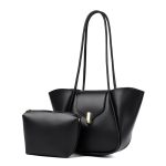 Luxe Carryall Tote Duo – Chic 2-in-1 Pouch Set ASCT6 - Image 2