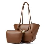 Luxe Carryall Tote Duo – Chic 2-in-1 Pouch Set ASCT6 - Image 5