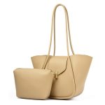 Luxe Carryall Tote Duo – Chic 2-in-1 Pouch Set ASCT6 - Image 6