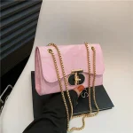 Stylish Golden Chain Bag ASC379 - Image 5