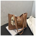 Large Capacity Handbag Women Simple Leather Tote Bag ASC409 - Image 4