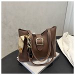 Large Capacity Handbag Women Simple Leather Tote Bag ASC409 - Image 5