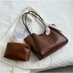 Fashion Solid Color Scarves Tote Bag ASC407 - Image 5