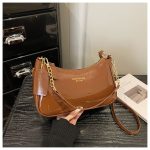 Dual Belt Shoulder Bag for Women | Medium PU Handbag DD439 - Image 4