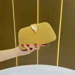 Royal Velvet Leaf Motif Party Clutch N458 - Image 6