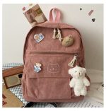 Trendy Velvet Backpack RM143 - Image 5
