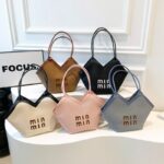 Mini Heart Shape Tote Bag for Women | Cute PU Handbag RM202